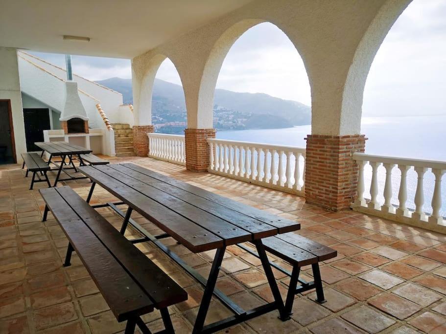 Вилла Casa Acogedora Con Vistas Espectaculares - Cozy Seaview House - 24H Access - Private Parking Альмуньекар Экстерьер фото